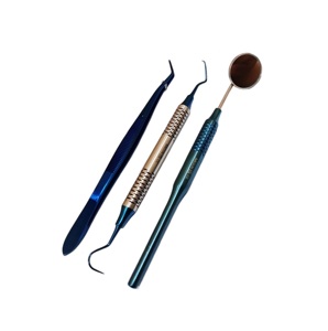 Juego de Pinzas y Espejo Dental Premium para Examen Oral Profesional, Juego de Herramientas Dentales de Acero Inoxidable de Alta Precisión - Product Image 3