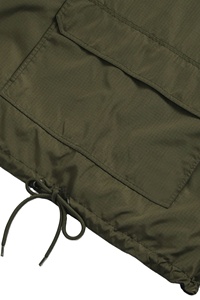 Chaqueta Cortavientos de Lona Transpirable de Alta Calidad, Personalizable, Talla Grande, Informal, Reversible, Vintage, con Capucha Delantera, Resistente al Viento - Product Image 4