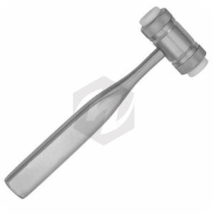 Maillet en os d'hydromel Marteau chirurgical en acier inoxydable de 7 pouces Têtes en nylon remplaçables Chirurgie orthopédique dentaire Instruments médicaux - Product Image 2