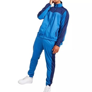OEM Wholesale Cheap Custom Logo Sport Men's Sportswear Plus Size Tracksuit <b>Nylon</b> <b>Fabric</b> Tracksuit - Product Image 1