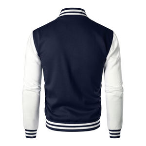 OEM Custom High Quality Vintage Winter Men's Varsity Jacket with Stand Collar Breathable & Windproof Custom Logo Options - Product Image 6