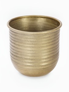 Macetero de metal hecho a mano de la mejor calidad para restaurante, hotel, decoración del hogar al mejor precio de la India - Product Image 4