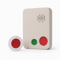 Système d'appel d'urgence SOS + Bouton de panique au chevet et télécommande |   Dispositif d'alerte de sécurité pour personnes âgées pour une aide instantanée et des soins aux seniors