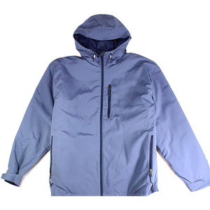 Vente en gros de printemps Veste softshell tissée coupe-vent, imperméable et respirante pour hommes avec logo sur le devant Manteau softshell - Product Image 1