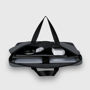 15-15.6\" <b>Laptop</b> Bag HY8151 Black+Gray Stylish Notebook Case <b>Cover</b> - Product Image 5