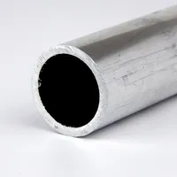 Profils de tubes en alliage d'aluminium anodisé série 6000, couleur personnalisée, garantie de couleur 10-20 ans, services de pliage et de découpe