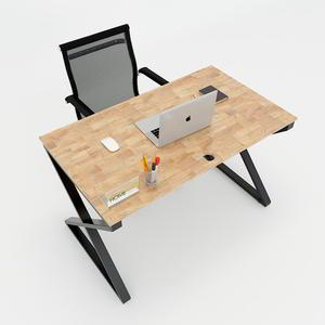 XConcept Modern Minimalist HBXC004 <b>Desk</b> 120x70cm Rubberwood with Ergonomic Design <b>Foldable</b> Office Furniture Melamine Style - Product Image 3