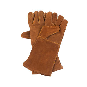 Soldadura de cuero de vaca Premium con forro de algodón, venta al por mayor, guante de trabajo dividido de vaca, construcción, protección de manos de invierno - Product Image 3