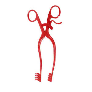 Retractor Adson de Alta Calidad de 320 mm en Rojo, Instrumento Quirúrgico Manual Autoestático de Acero Inoxidable para Obstetricia y Ginecología - Product Image 4