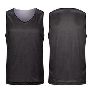 Gilet de basket-ball uniformes Double face portable deux couches respirant garçons Sport chemise hommes maillot de basket-ball - Product Image 2