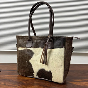 Wholesale Casual Style Cowhide Ladies Handbags High Quality Custom Logo Genuine Cowhide <b>Leather</b> Shoulder Fashion Accessories - Product Image 4