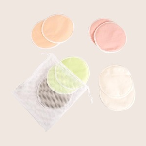 Reusable Nursing Pads Set Organic Cotton Leak Proof Breast Pads with Storage <b>Bag</b> - Product Image 1