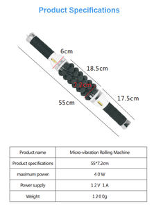 Masajeador Eléctrico con Rodillos para Alivio del Dolor, Rotación Hacia Adelante y Hacia Atrás, Dispositivo Multifuncional para la Circulación Sanguínea. - Product Image 5