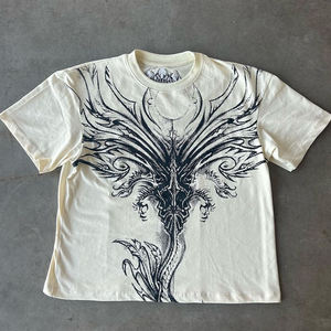 Camiseta deportiva informal en blanco al por mayor, camiseta de gimnasio de algodón Moq bajo para hombre, camiseta de 100% algodón para hombre, Camiseta holgada estampada - Product Image 6