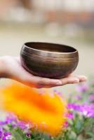 Bol chantant tibétain martelé à la main pour la méditation de guérison par le son Yoga Mindfulness cadeau spirituel