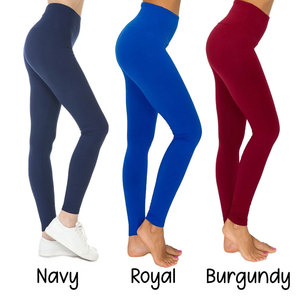 OEM custom printed <b>leggings</b> women breathable stretch fabric logo options ideal for sports branding and fitness events - Product Image 5