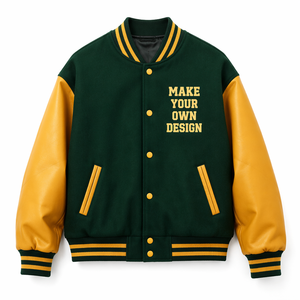 CUSTOM ATHLETIC VARSITY <b>JACKET</b> PREMIUM <b>BASEBALL</b> <b>JACKET</b> OEM ODM STREETWEAR FACTORY - Product Image 2