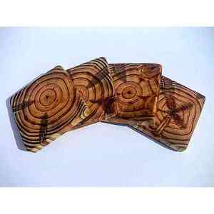Prix Sous-verres en vrac fabriqués à la main en bois de noyer Conception personnalisée Artisanat en Inde avec logo personnalisé en bois lisse poli - Product Image 4