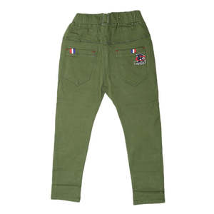 กางเกงผ้าฝ้ายเด็กชาย - สีเขียว - Product Image 2