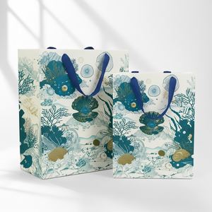 Bolsa de Compra de Papel de Lujo Reciclable Ecológica Premium Personalizada con Logotipo para Regalos de Alta Gama y Embalaje de Marca - Product Image 3