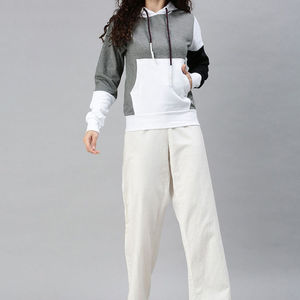2026 Trending Color Block Women Hoodies Pullover <b>Patchwork</b> Long Sleeve Sweatshirts Casual Slim Fit Fleece Hooded <b>Tops</b> for Ladies - Product Image 3