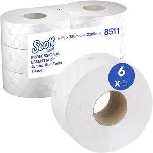 Rollo de papel higiénico biodegradable de alta calidad al por mayor a buen precio