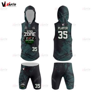 เสื้อเจอร์ซีย์ฟุตบอล7V7พิมพ์ลายดิจิตอลกางเกงขาสั้นระบายอากาศได้ดีแห้งเร็วป้องกันแบคทีเรียชื่อทีมหมายเลขทีมตามต้องการ - Product Image 3