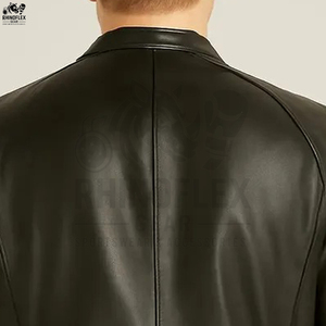 Vestes en cuir pour hommes sur mesure avec logo personnalisé, design personnalisé, vestes d'hiver pour hommes, vestes en cuir à vendre - Product Image 5