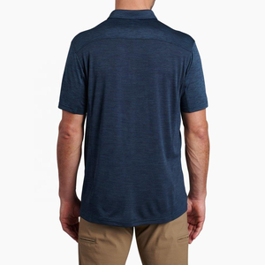 เสื้อยืดโปโลปักโลโก้แบบกำหนดเองอย่างมีสไตล์เสื้อโปโลผ้าฝ้าย100% เสื้อโปโลทรงสลิมฟิตสำหรับผู้ชายเสื้อขนาดพิเศษ - Product Image 6