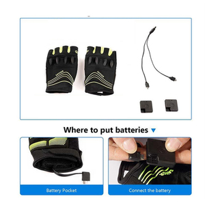 Venta al por mayor de Diseño Popular antideslizante Palma protectora Unisex medio dedo Racing Ciclismo-Guantes para la venta - Product Image 5