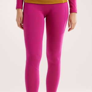 High-Performance Women's Workout <b>Tights</b> Wicking and Breathable Gym Yoga and Running Legging <b>with</b> Logo at Waist - Product Image 3