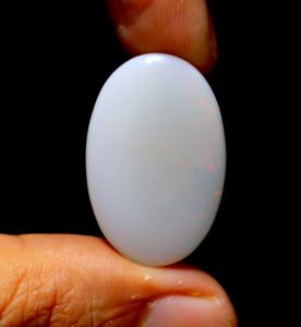 Natural Australian Coober Pedy <b>Opal</b> Oval Cut Cabochon Loose Gemstone Jewelry Making Stone 30X19X6MM - Product Image 4
