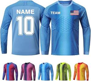Uniforme de fútbol personalizado BEUDEN para hombre, venta al por mayor, camiseta de fútbol de manga larga, ropa de fútbol de invierno, sublimación de poliéster 100% - Product Image 5