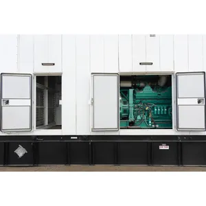 2500kW <b>Three</b>-Phase Diesel Industrial Generator Set 277/480V Output Weatherproof Commercial Standby Backup - Product Image 3