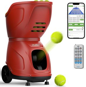 Meilleure offre pour la nouvelle machine à balles de tennis intelligente Pro - Alimentation automatique contrôlée par application, 26 modes d'entraînement, capacité de 150 balles - Product Image 6