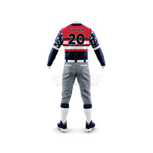 Maillot de baseball sublimé à manches longues pour homme des Phillies avec motif étoiles, en polyester respirant, coupe classique - Product Image 4