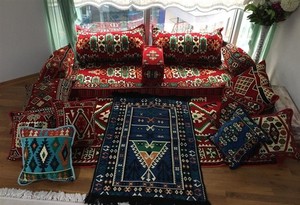 Sièges de sol arabes Canapé de sol arabe Sièges de sol arabes | 16 pièces, 28 danses avec éponge - Product Image 4