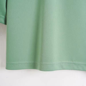 เสื้อยืดออกกำลังกายคอกลมทรงเข้ารูป น่ารัก เป็นมิตรกับสิ่งแวดล้อม ราคาส่งถูก สำหรับทุกเพศ สีพื้น รับสกรีนโลโก้ - Product Image 6