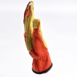 Gants de lutte contre l'incendie en cuir de vache fendu à haute température longs gants de travail de sécurité industrielle pour soudeurs résistants à la chaleur - Product Image 3