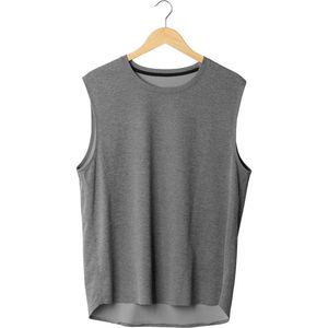 Camiseta sin mangas ajustada con logotipo personalizado directo de fábrica, camiseta XL de secado rápido con tejido de punto para uso en el gimnasio de verano - Product Image 6