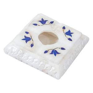 Ndia ที่เขี่ยบุหรี่กลางแจ้งลายหินอ่อนสีดำงานฝีมือ4นิ้วสีหินของขวัญที่ดีสำหรับผู้สูบบุหรี่ - Product Image 5