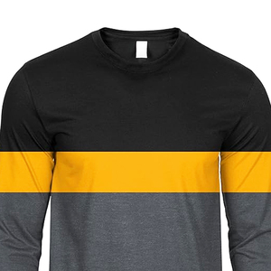 Camiseta de Manga Larga con Logotipo Personalizado, 100% Algodón, para Hombre, Manga Regular, Ecológica y Transpirable - Product Image 2