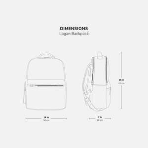 Unisex Genuine Leather <b>Backpack</b> 15 Inches Softback Zipper Closure Minimalist Style Day <b>Backpack</b> Durable 20-36L Capacity - Product Image 5