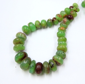 Cuentas redondas de crisoprasa australiana Cuentas de piedras preciosas de crisoprasa verde natural 8 ''pulgadas - Product Image 2