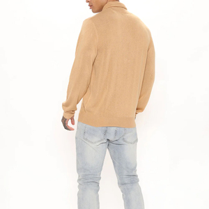 Pull à col roulé à manches courtes en coton lourd, coupe classique, sur mesure, écologique, col haut, séchage rapide - Product Image 6
