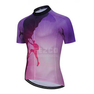 Super Lightweight Men's <b>Cycling</b> <b>Jersey</b> Wholesale Highly Comfortable and Quick Dry with Customized Team Name - Product Image 1