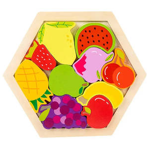 Jouet puzzle en bois de type animal pour bébés - Product Image 2