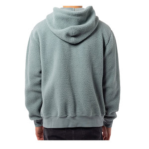 Precio barato Sherpa Fleece Hoodie de calidad superior de secado rápido de los hombres de lana de algodón mezclado sudaderas con capucha - Product Image 5