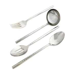 Cuillère de service réutilisable de luxe ensemble de couverts en acier inoxydable 304 prix de gros élégant cadeaux de fête d'affaires ensemble de couverts CLASSIC - Product Image 1