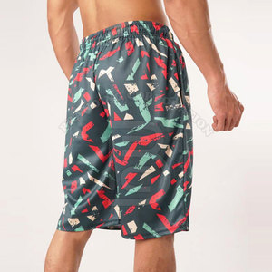 Pantalones cortos de sublimación con estampado de moda de verano Pantalones cortos de malla Pantalones cortos con cintura elástica para hombre hechos en Pakistán - Product Image 4